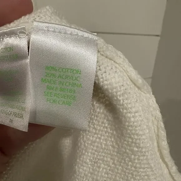 Lilly Pulitzer | Danette Sweater Resort White Coffee Beach Repeat Preppy XS - Picture 5 of 7